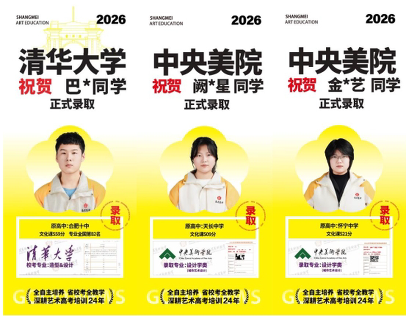 六年培育9位清华学子 合肥尚美艺术学校书写美育育人答卷