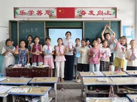 巧绘古艺承文脉 多彩美育启童心 —— 华北水利水电大学“汇川筑梦润育青苗”实践队于朱沟小学开展沉浸式中华优秀传统文化课堂