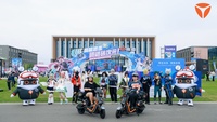 雅迪校园开放日登陆重庆现代制造职业学院!大学生的第一台车风靡校园